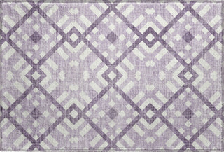 Piper Looms Mayfield Geometric AMF616 Purple Machine Washable Area Rug Scatter Main Image