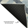 Piper Looms Mayfield Geometric AMF616 Sky Machine Washable Area Rug Backing Image