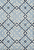 Piper Looms Mayfield Geometric AMF616 Sky Machine Washable Area Rug main image