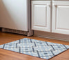 Piper Looms Mayfield Geometric AMF616 Sky Machine Washable Area Rug Scatter Lifestyle Image Feature