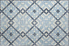 Piper Looms Mayfield Geometric AMF616 Sky Machine Washable Area Rug Scatter Main Image