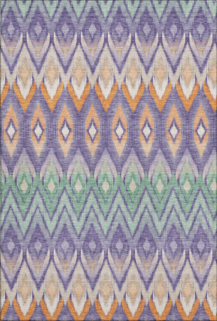 Piper Looms Mayfield Southwest AMF617 Purple Machine Washable Area Rug main image