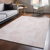 Piper Looms Mayfield Geometric AMF618 Blush Machine Washable Area Rug Lifestyle Image Feature