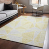 Piper Looms Mayfield Geometric AMF618 Gold Machine Washable Area Rug Lifestyle Image Feature