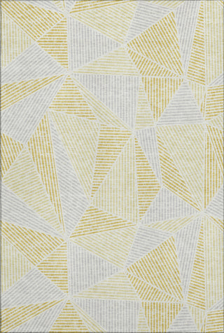 Piper Looms Mayfield Geometric AMF618 Gold Machine Washable Area Rug main image