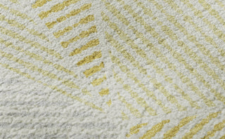 Piper Looms Mayfield Geometric AMF618 Gold Machine Washable Area Rug Swatch Image