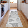 Piper Looms Mayfield Geometric AMF618 Gray Machine Washable Area Rug Runner Lifestyle Image Feature