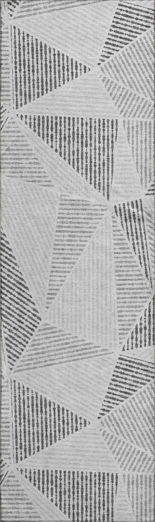 Piper Looms Mayfield Geometric AMF618 Gray Machine Washable Area Rug Runner Main Image