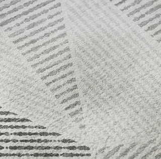 Piper Looms Mayfield Geometric AMF618 Gray Machine Washable Area Rug Swatch Image