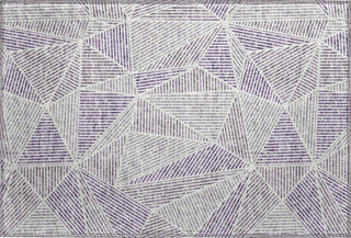 Piper Looms Mayfield Geometric AMF618 Purple Machine Washable Area Rug Scatter Main Image