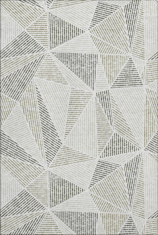 Piper Looms Mayfield Geometric AMF618 Taupe Machine Washable Area Rug main image