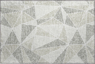 Piper Looms Mayfield Geometric AMF618 Taupe Machine Washable Area Rug Scatter Main Image