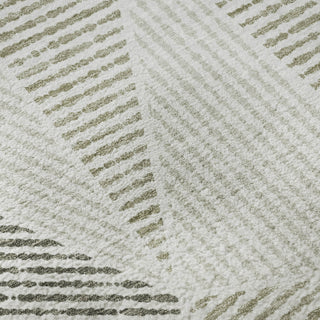 Piper Looms Mayfield Geometric AMF618 Taupe Machine Washable Area Rug Swatch Image