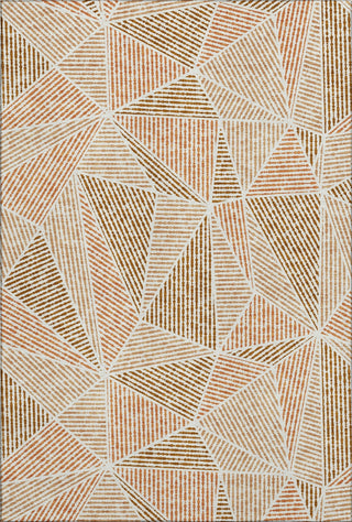 Piper Looms Mayfield Geometric AMF618 Terracotta Machine Washable Area Rug main image