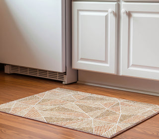 Piper Looms Mayfield Geometric AMF618 Terracotta Machine Washable Area Rug Scatter Lifestyle Image Feature