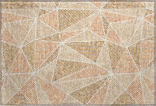 Piper Looms Mayfield Geometric AMF618 Terracotta Machine Washable Area Rug Scatter Main Image