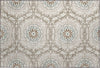Piper Looms Mayfield Circles AMF619 Beige Machine Washable Area Rug Scatter Main Image