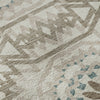 Piper Looms Mayfield Circles AMF619 Beige Machine Washable Area Rug Swatch Image