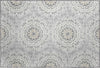 Piper Looms Mayfield Circles AMF619 Gray Machine Washable Area Rug Scatter Main Image