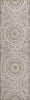 Piper Looms Mayfield Circles AMF619 Taupe Machine Washable Area Rug Runner Main Image