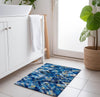 Piper Looms Mayfield Abstract AMF62 Blue Machine Washable Area Rug Scatter Lifestyle Image Feature