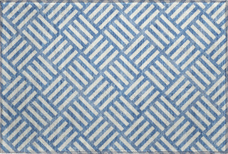 Piper Looms Mayfield Squares AMF620 Blue Machine Washable Area Rug Scatter Main Image