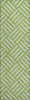 Piper Looms Mayfield Squares AMF620 Lime Machine Washable Area Rug Runner Main Image