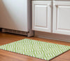 Piper Looms Mayfield Squares AMF620 Lime Machine Washable Area Rug Scatter Lifestyle Image Feature
