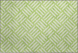 Piper Looms Mayfield Squares AMF620 Lime Machine Washable Area Rug Scatter Main Image