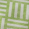Piper Looms Mayfield Squares AMF620 Lime Machine Washable Area Rug Swatch Image