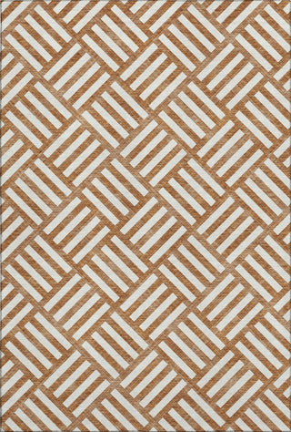 Piper Looms Mayfield Squares AMF620 Paprika Machine Washable Area Rug main image