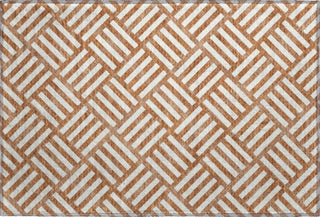 Piper Looms Mayfield Squares AMF620 Paprika Machine Washable Area Rug Scatter Main Image
