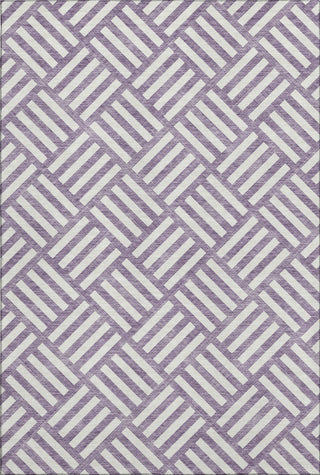 Piper Looms Mayfield Squares AMF620 Purple Machine Washable Area Rug main image