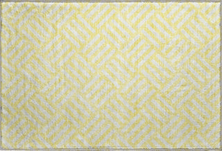 Piper Looms Mayfield Squares AMF620 Yellow Machine Washable Area Rug Scatter Main Image