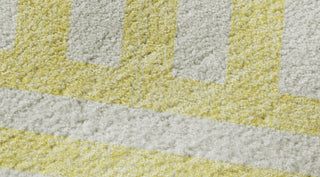 Piper Looms Mayfield Squares AMF620 Yellow Machine Washable Area Rug Swatch Image