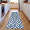 Piper Looms Mayfield Geometric AMF621 Blue Machine Washable Area Rug Runner Lifestyle Image Feature