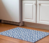 Piper Looms Mayfield Geometric AMF621 Blue Machine Washable Area Rug Scatter Lifestyle Image Feature
