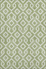 Piper Looms Mayfield Geometric AMF621 Green Machine Washable Area Rug main image