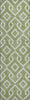 Piper Looms Mayfield Geometric AMF621 Green Machine Washable Area Rug Runner Main Image
