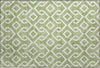 Piper Looms Mayfield Geometric AMF621 Green Machine Washable Area Rug Scatter Main Image