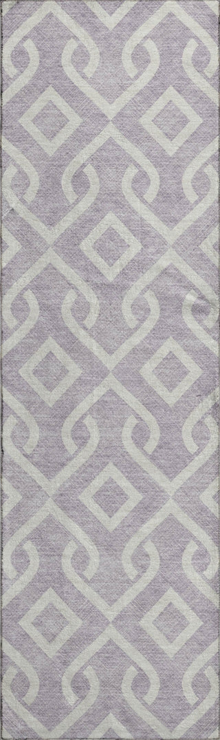 Piper Looms Mayfield Geometric AMF621 Lavender Machine Washable Area Rug Runner Main Image