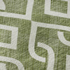 Piper Looms Mayfield Geometric AMF621 Olive Machine Washable Area Rug Swatch Image