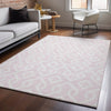 Piper Looms Mayfield Geometric AMF621 Pink Machine Washable Area Rug Lifestyle Image Feature