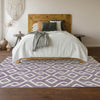 Piper Looms Mayfield Geometric AMF621 Purple Machine Washable Area Rug Lifestyle Image Feature