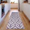 Piper Looms Mayfield Geometric AMF621 Purple Machine Washable Area Rug Runner Lifestyle Image Feature