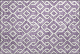 Piper Looms Mayfield Geometric AMF621 Purple Machine Washable Area Rug Scatter Main Image
