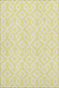 Piper Looms Mayfield Geometric AMF621 Yellow Machine Washable Area Rug main image