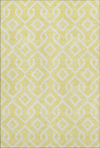 Piper Looms Mayfield Geometric AMF621 Yellow Machine Washable Area Rug main image