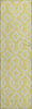 Piper Looms Mayfield Geometric AMF621 Yellow Machine Washable Area Rug Runner Main Image