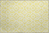 Piper Looms Mayfield Geometric AMF621 Yellow Machine Washable Area Rug Scatter Main Image